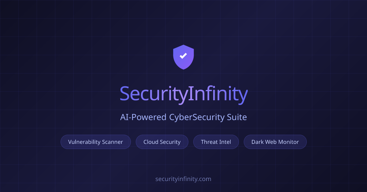 SecurityInfinity | AI-Powered CyberSecurity Suite